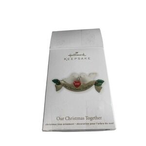 Hallmark Keepsake 2012 Our Christmas Together Love Birds Heart Ornament